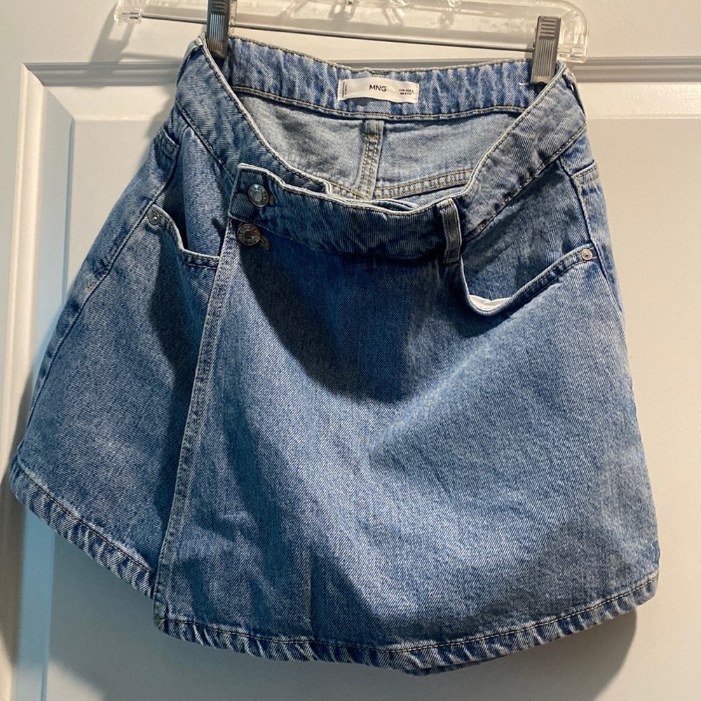 Mango Jean Skort